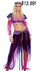 Colorful Belly Dancer